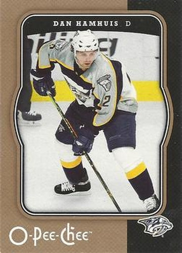 #271 Dan Hamhuis - Nashville Predators - 2007-08 O-Pee-Chee Hockey