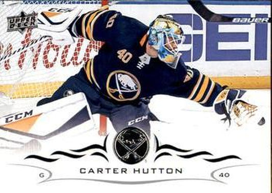 #271 Carter Hutton - Buffalo Sabres - 2018-19 Upper Deck Hockey