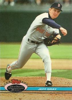 #271 Jeff Gray - Boston Red Sox - 1991 Stadium Club Baseball