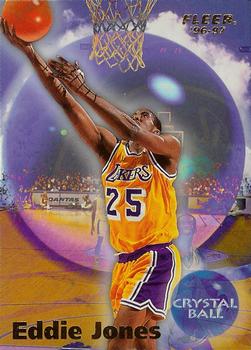 #271 Eddie Jones - Los Angeles Lakers - 1996-97 Fleer Basketball