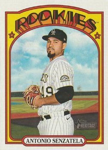 #271 Antonio Senzatela - Colorado Rockies - 2021 Topps Heritage Baseball