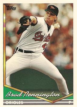 #271 Brad Pennington - Baltimore Orioles - 1994 Topps Baseball