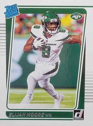 #271 Elijah Moore - New York Jets - 2021 Donruss Football