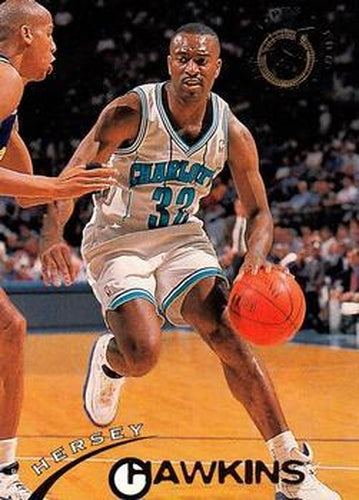 #271 Hersey Hawkins - Charlotte Hornets - 1994-95 Stadium Club Basketball