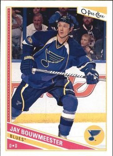 #271 Jay Bouwmeester - St. Louis Blues - 2013-14 O-Pee-Chee Hockey