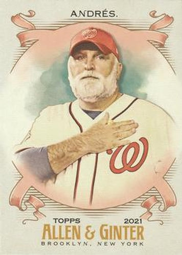#271 Jose Andres - 2021 Topps Allen & Ginter Baseball