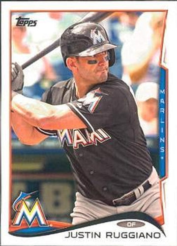#271 Justin Ruggiano - Miami Marlins - 2014 Topps Baseball