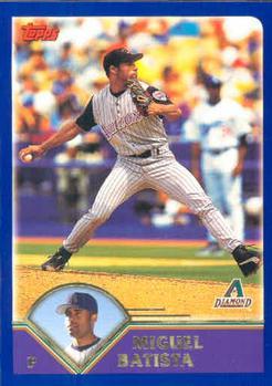#271 Miguel Batista - Arizona Diamondbacks - 2003 Topps Baseball