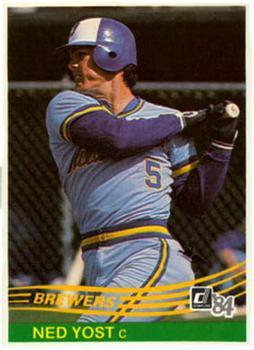 #271 Ned Yost - Milwaukee Brewers - 1984 Donruss Baseball