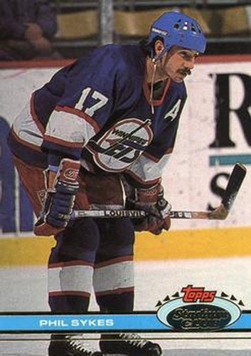 #271 Phil Sykes - Winnipeg Jets - 1991-92 Stadium Club Hockey