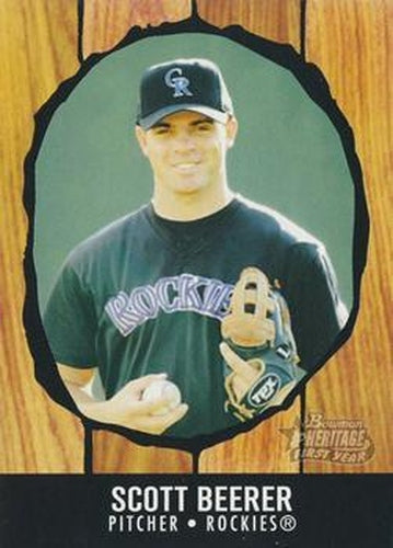 #271 Scott Beerer - Colorado Rockies - 2003 Bowman Heritage Baseball
