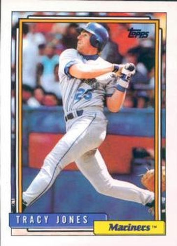 #271 Tracy Jones - Seattle Mariners - 1992 Topps Baseball