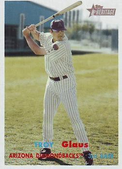 #271 Troy Glaus - Arizona Diamondbacks - 2006 Topps Heritage Baseball