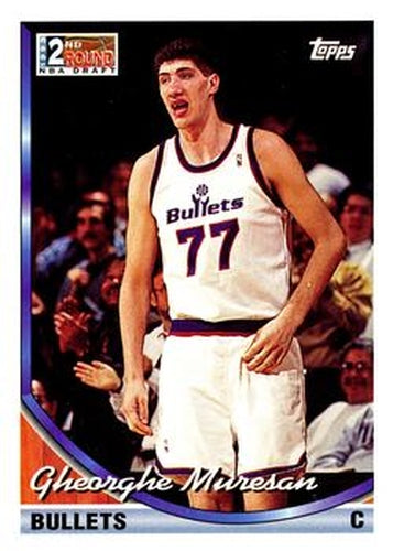 #271 Gheorghe Muresan - Washington Bullets - 1993-94 Topps Basketball