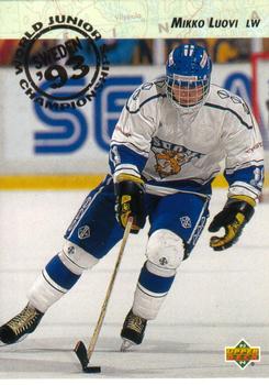 #271 Mikko Luovi - Finland - 1993-94 Upper Deck Hockey