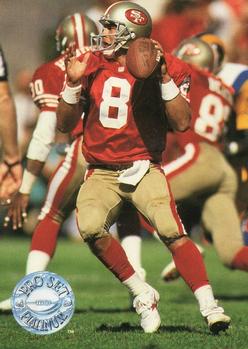 #271 Steve Young - San Francisco 49ers - 1991 Pro Set Platinum Football