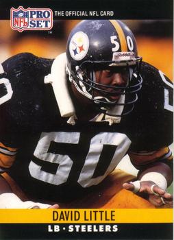 #271 David Little - Pittsburgh Steelers - 1990 Pro Set Football