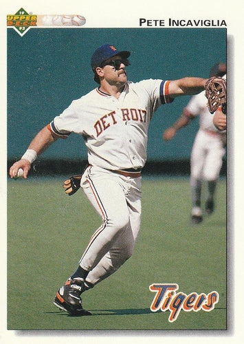 #271 Pete Incaviglia - Detroit Tigers - 1992 Upper Deck Baseball