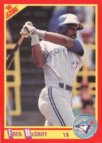 #271 Fred McGriff - Toronto Blue Jays - 1990 Score Baseball