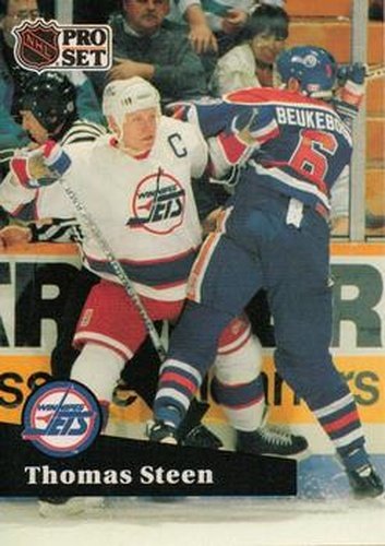 #271 Thomas Steen - 1991-92 Pro Set Hockey
