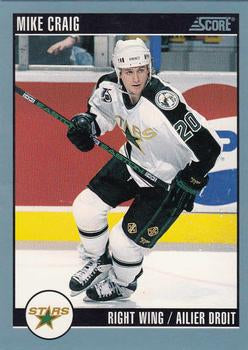 #271 Mike Craig - Minnesota North Stars - 1992-93 Score Canadian Hockey