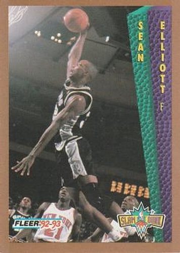 #271 Sean Elliott - San Antonio Spurs - 1992-93 Fleer Basketball