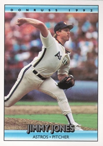 #272 Jimmy Jones - Houston Astros - 1992 Donruss Baseball