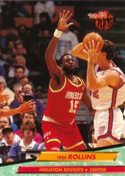 #272 Tree Rollins - Houston Rockets - 1992-93 Ultra Basketball