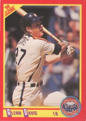 #272 Glenn Davis - Houston Astros - 1990 Score Baseball