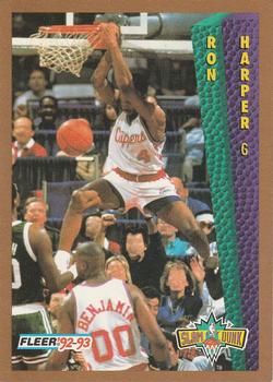 #272 Ron Harper - Los Angeles Clippers - 1992-93 Fleer Basketball