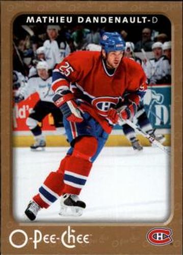 #272 Mathieu Dandenault - Montreal Canadiens - 2006-07 O-Pee-Chee Hockey