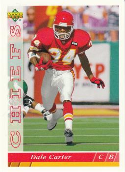 #272 Dale Carter - Kansas City Chiefs - 1993 Upper Deck Football