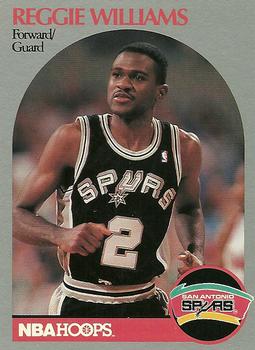 #272 Reggie Williams - San Antonio Spurs - 1990-91 Hoops Basketball