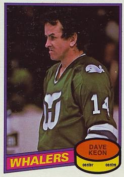#272 Dave Keon - Hartford Whalers - 1980-81 O-Pee-Chee Hockey