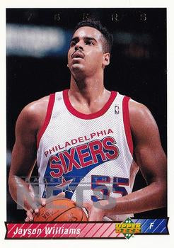 #272 Jayson Williams - New Jersey Nets - 1992-93 Upper Deck Basketball