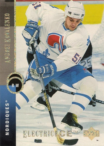 #272 Andrei Kovalenko - Quebec Nordiques - 1994-95 Upper Deck Hockey - Electric Ice