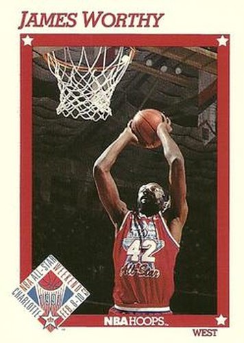 #272 James Worthy - Los Angeles Lakers - 1991-92 Hoops Basketball