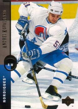 #272 Andrei Kovalenko - Quebec Nordiques - 1994-95 Upper Deck Hockey