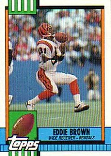 #272 Eddie Brown - Cincinnati Bengals - 1990 Topps Football