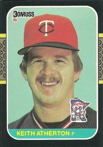 #272 Keith Atherton - Minnesota Twins - 1987 Donruss Baseball