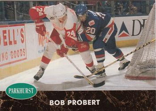 #272 Bob Probert - Detroit Red Wings - 1991-92 Parkhurst Hockey