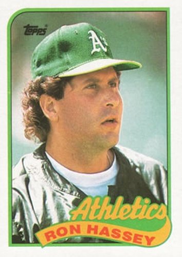 #272 Ron Hassey - Oakland Athletics - 1989 Topps Baseball