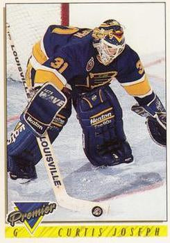 #272 Curtis Joseph - St. Louis Blues - 1993-94 Topps Premier Hockey