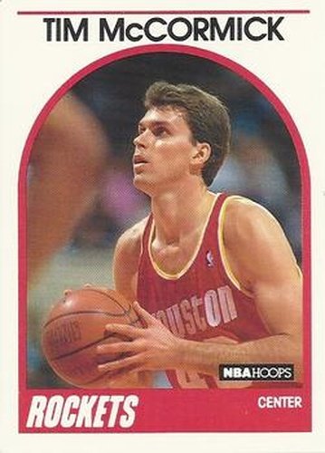 #272 Tim McCormick - Houston Rockets - 1989-90 Hoops Basketball