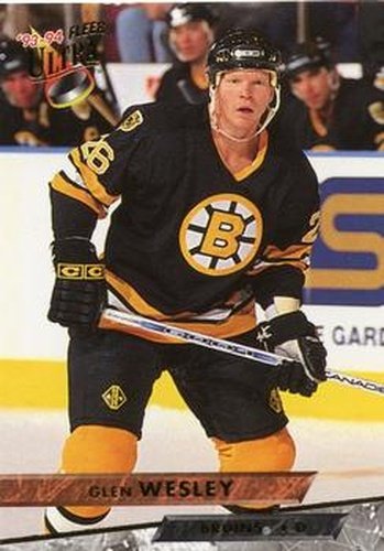#272 Glen Wesley - Boston Bruins - 1993-94 Ultra Hockey
