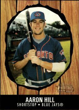 #272 Aaron Hill - Toronto Blue Jays - 2003 Bowman Heritage Baseball
