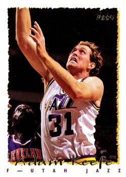 #272 Adam Keefe - Utah Jazz - 1994-95 Topps Basketball