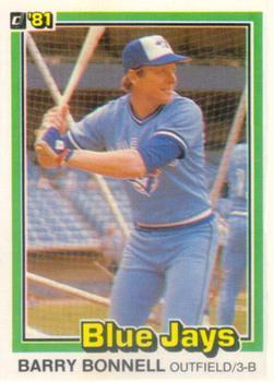 #272 Barry Bonnell - Toronto Blue Jays - 1981 Donruss Baseball