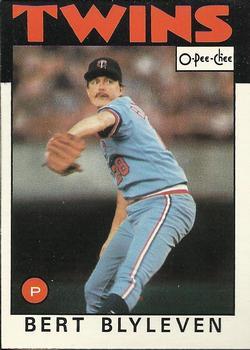 #272 Bert Blyleven - Minnesota Twins - 1986 O-Pee-Chee Baseball