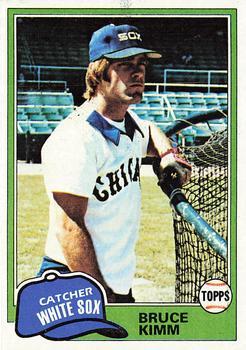 #272 Bruce Kimm - Chicago White Sox - 1981 Topps Baseball